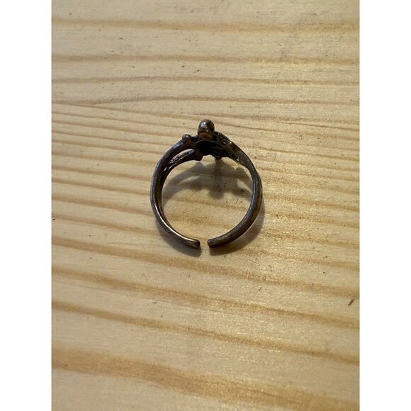 Adjustable Silver Turtle Toe Ring For Women - Picture 6 of 8